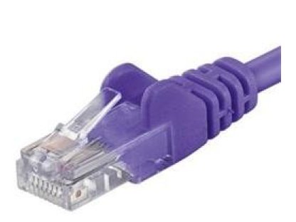 PREMIUMCORD patch kabel UTP, RJ45-RJ45, CAT6, 0,25m, fialový (sp6utp002V)