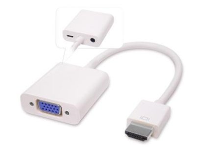 PREMIUMCORD převodník HDMI-VGA+Jack 3.5, M/F+F (khcon-18)