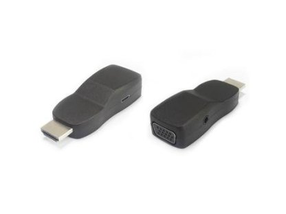 PREMIUMCORD převodník HDMI-VGA+Jack, M/F+F, napájecí USB konektor (khcon-21)