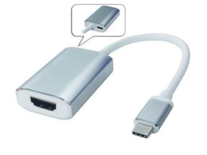 PREMIUMCORD převodník USB 3.1-HDMI, C-HDMI, M/F, hliníkové pouzdro (ku31hdmi04)