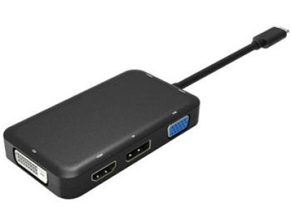PREMIUMCORD převodník USB 3.1-HDMI+DVI+VGA+DisplayPort, M/F+F+F+F (ku31dock10)