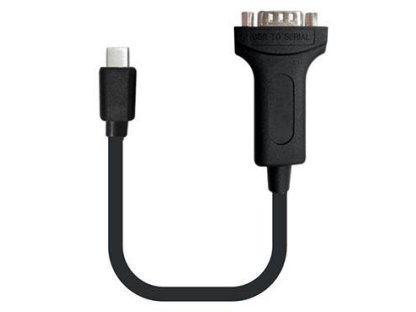 PREMIUMCORD převodník USB 3.1-RS232, C-Canon 9pin, M/M, 0,2m, černý (ku31-232A)