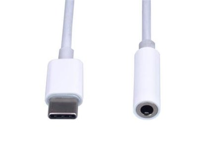 PREMIUMCORD převodník USB-C-Jack 3.5, M/F, 0,1m, bílý (ku31zvuk01)