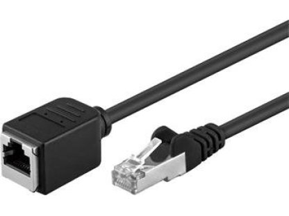 PREMIUMCORD prodlužovací patch kabel F/UTP RJ45-RJ45 M/F 0,5m (sstpmf005)