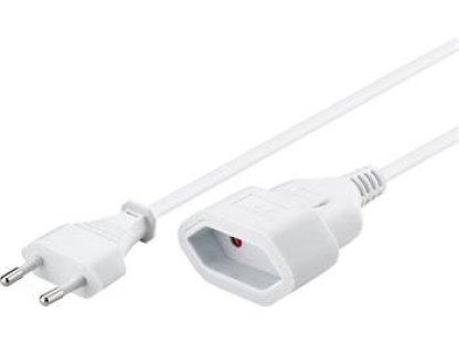 PREMIUMCORD prodlužovací přívod 230V, 1 zásuvka, 3m, bílý (kpsm3w)