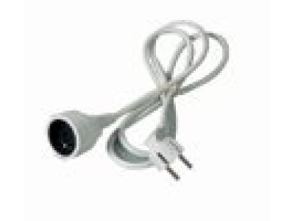 PREMIUMCORD prodlužovací přívod 230V, M/F, 2m, bílý (ppe1-02)