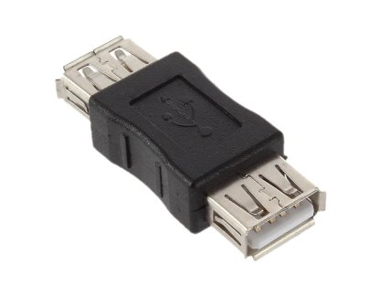 PREMIUMCORD redukce USB 2.0, A-A, F/F, černá (kur-4)