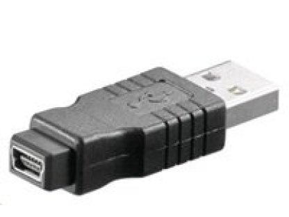 PREMIUMCORD redukce USB 2.0, A-B mini, M/F (kur-10)