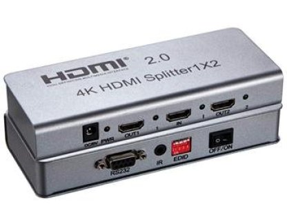 PREMIUMCORD rozbočovač HDMI 2.0, HDMI-2xHDMI, F/2xF (khsplit2e)