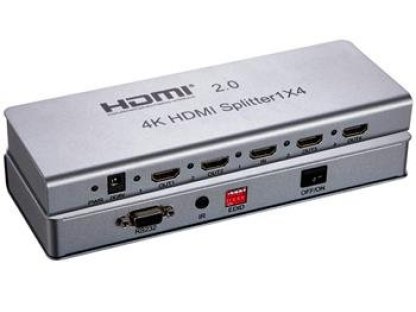 PREMIUMCORD rozbočovač HDMI 2.0, HDMI-4xHDMI, F/2xF (khsplit4e)