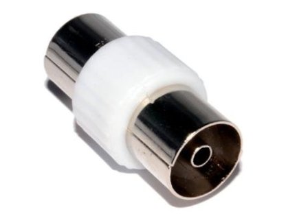 PREMIUMCORD TV antenní spojka IEC, 75 Ohm, F/F (ktcff)