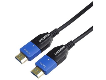 PremiumCord Ultra High Speed HDMI 2.1 optický kabel 8K@60Hz 4K@120Hz 25m zlacený (kphdm21m25)