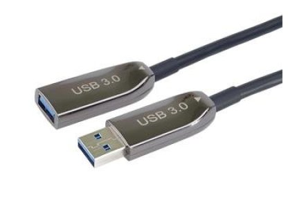 PremiumCord USB 3.0 prodlužovací optický AOC kabel A/A - M/F  30m