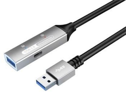 PREMIUMCORD USB 3.2. repeater a prodlužovací kabel Male-Female, 5Gbps Aluminium 10m