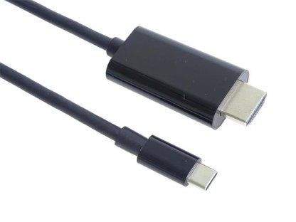 PremiumCord USB-C na HDMI kabel 2m rozlišení 4K*2K@60Hz FULL HD 1080p (ku31hdmi17)