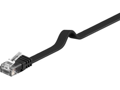 PREMIUMCORD UTP RJ45-RJ45 CAT6 10m černá (sp6uflat100C)