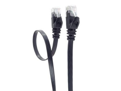 PREMIUMCORD UTP RJ45-RJ45 CAT6 20m cerná (sp6uflat200C)