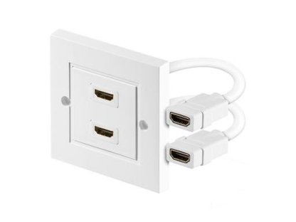 PREMIUMCORD zásuvka 2xHDMI-2xHDMI, 2xF/2xF (kphdmz02)