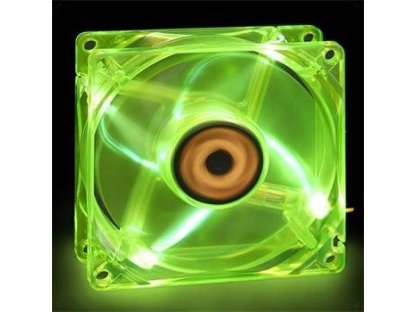 REVOLTEC RL046 Fan "Dark Green" 4xgreen LED