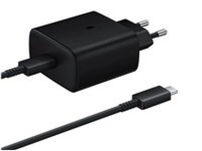 SAMSUNG cestovní nabíječka EP-T4511XBE, 45W, USB-C + datový kabel USB-C, černá (EP-T4511XBEGEU)