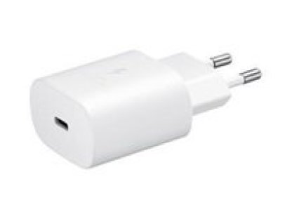 SAMSUNG cestovní nabíjecka EP-TA800EWE - PD, Fast charging, USB-C, 25 W, bílá (PTU021SOAWQ)
