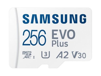 SAMSUNG EVO Plus 2024 MicroSDXC 256GB + SD Adaptér (MB-MC256SA/EU)