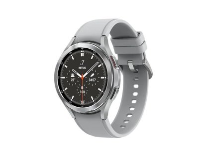 SAMSUNG Galaxy Watch 4 Classic LTE 46mm Silver Sport Band Silver (SM-R895FZSAEUE)