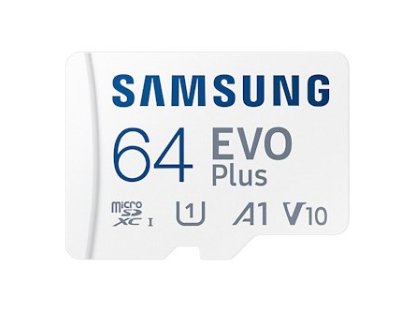 SAMSUNG micro SDXC 64GB EVO Plus + SD adaptér (MB-MC64KA/EU)