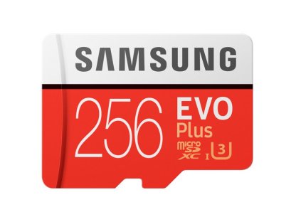 Samsung micro SDXC karta 256GB EVO Plus + SD adaptér