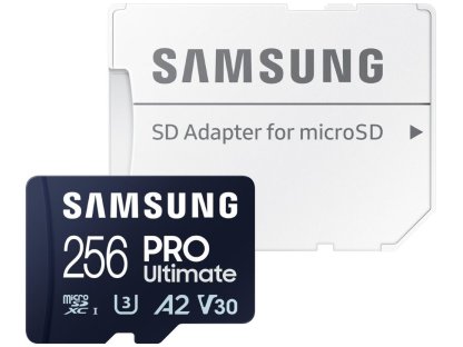 SAMSUNG Micro SDXC PRO Ultimate 256GB + adaptér (MB-MY256SA/WW) (MB-MY256SA/WW)