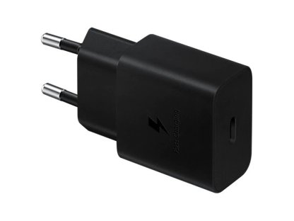 SAMSUNG nabíječka s USB-C portem (15W) Black (EP-T1510XBEGEU)
