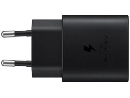 SAMSUNG napájecí adaptér s rychlonabíjením (25W), bez kabelu v balení, Black (EP-TA800NBEGEU)