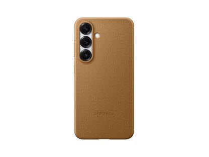 Samsung Ochranný kryt z veganské kůže pro Galaxy S25 Brown (EF-VS931PFEGWW)