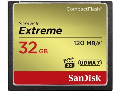 SANDISK Compact Flash Extreme karta 32GB UDMA7 (SDCFXSB-032G-G46)
