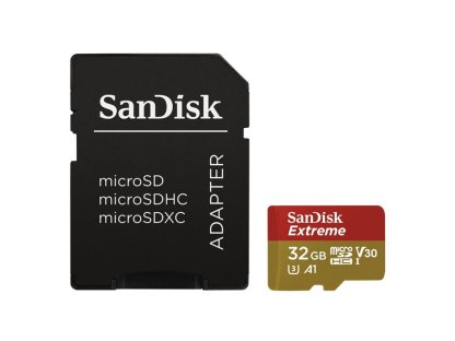 SANDISK EXTREME microSDHC 32GB (SDSQXAF-032G-GN6AA)