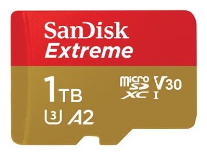 SanDisk Extreme microSDXC 1TB 190MB/s + SD adaptér (SDSQXAV-1T00-GN6MA)