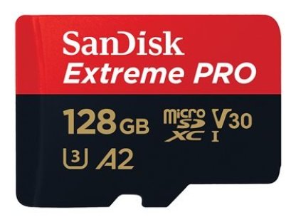 SanDisk Extreme PRO micro SDXC 128GB Class 10 + adaptér (SDSQXCD-128G-GN6MA)