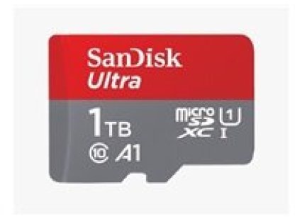 SANDISK Micro SDXC karta 1TB Ultra (150 MB/s, A1 Class 10 UHS-I) + adaptér (SDSQUAC-1T00-GN6MA)