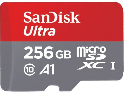 SanDisk MicroSDXC karta 256GB Ultra + adaptér (SDSQUAC-256G-GN6MA)
