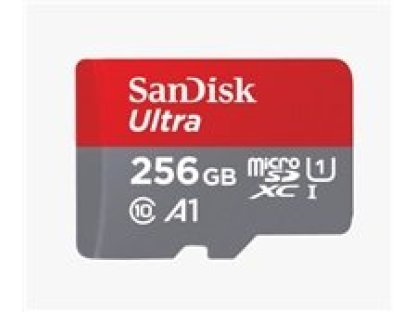 SANDISK MicroSDXC karta 256GB Ultra + adaptér (SDSQUNR-256G-GN6TA)