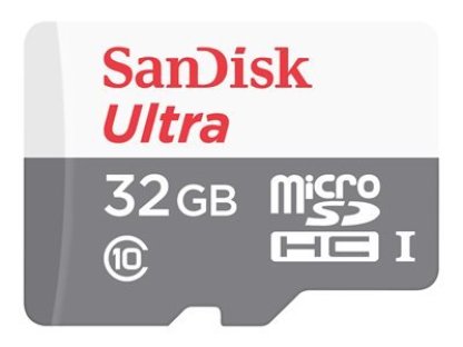 SANDISK Ultra microSDHC 32GB 100MB/s + adaptér (SDSQUNR-032G-GN3MA)