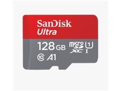 SANDISK Ultra microSDXC 128GB 100MB/s + adaptér (SDSQUNR-128G-GN3MA)
