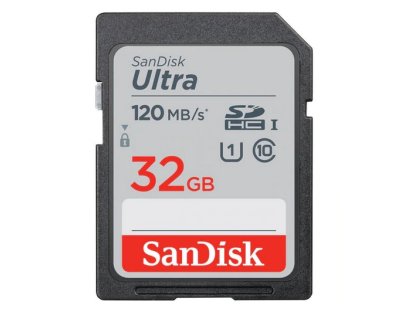 SANDISK Ultra SDHC 32GB 120MB/s Class10 UHS-I (SDSDUN4-032G-GN6IN)