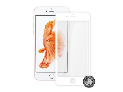 SCREENSHIELD APPLE iPhone 7 Tempered Glass protection display (full COVER WHITE metalic frame) (APP-TGFCWMFIPH7-D)