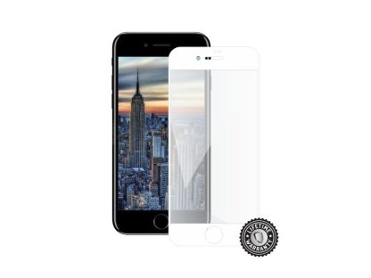 SCREENSHIELD pro APPLE iPhone 8 Tempered Glass Protection (full COVER white) (APP-TG3DWIPH8-D)