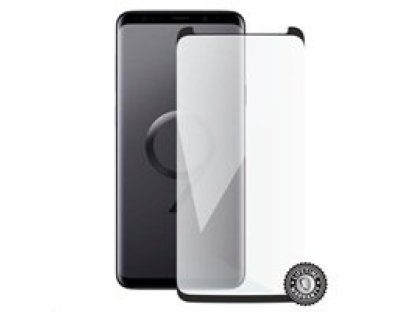 SCREENSHIELD SAMSUNG G965 Galaxy S9 Plus Tempered Glass Protection black CASE FRIENDLY (SAM-TG3DBCFG965-D)
