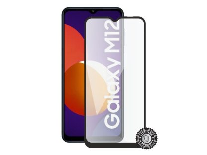 SCREENSHIELD SAMSUNG M127 Galaxy M12 (full COVER black) Tempered Glass protection