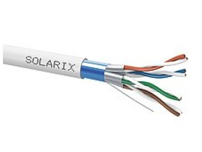 Solarix CAT6A FFTP šedý Dca 500m/cívka (SXKD-6A-FFTP-LSOH)