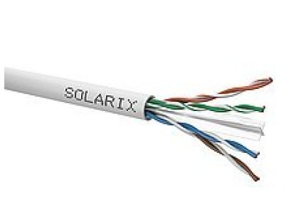 SOLARIX instalacní kabel CAT6 UTP PVC Eca 500m/cívka SXKD-6-UTP-PVC