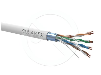 SOLARIX kabel licna CAT5e FTP PVC šedý 305m/box